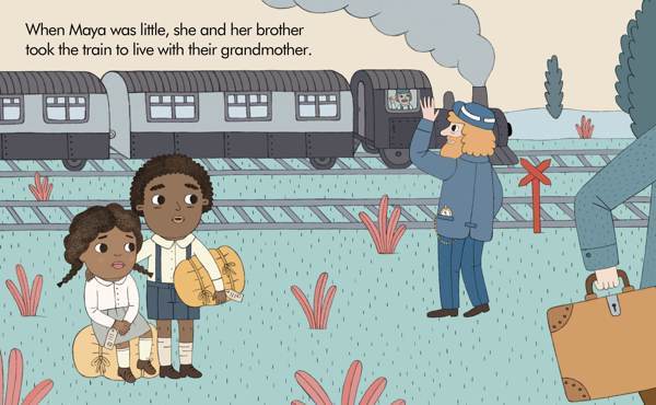 Quarto Bilderbuch Little People, Big Dreams. Mini. auf Englisch: Maya Aneglou - Pappbilderbuch bei Nauli and Stories