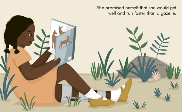 Quarto Bilderbuch Little People, Big Dreams. Mini. auf Englisch: Wilma Rudolph - Pappbilderbuch bei Nauli and Stories