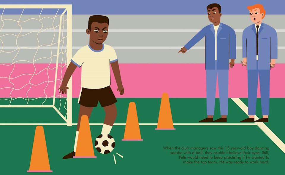 Quarto Little People, Big Dreams auf Englisch: Pelé bei Nauli and Stories