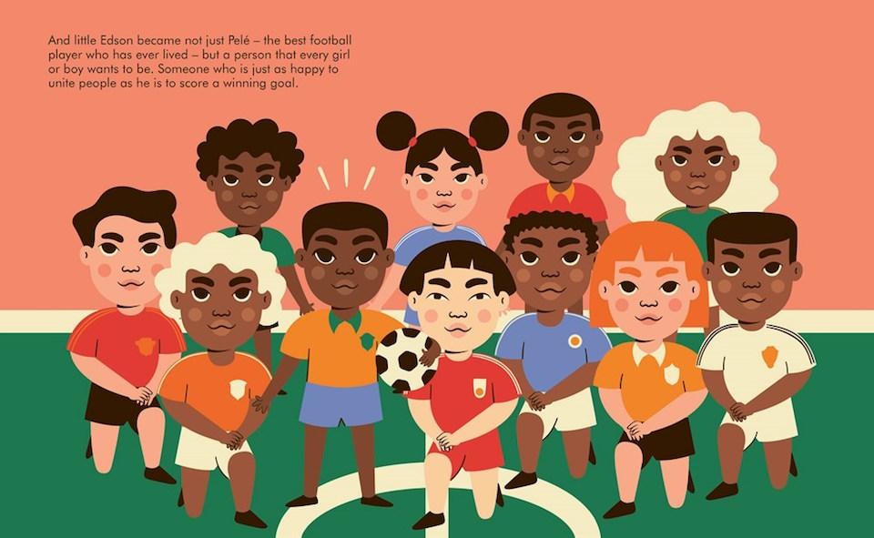 Quarto Little People, Big Dreams auf Englisch: Pelé bei Nauli and Stories