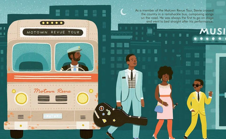 Quarto Little People, Big Dreams auf Englisch: Stevie Wonder bei Nauli and Stories