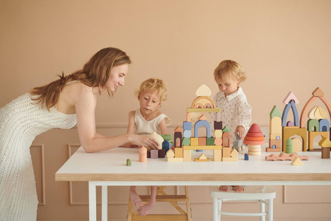 Raduga Grez Holzspielzeug Bausteine Cupolas bei Nauli and Stories