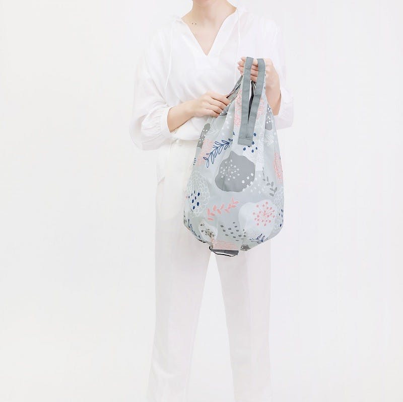 Shupatto Einkaufstasche Shupatto compact Falttasche DROP M - Poppy (grau) bei Nauli and Stories