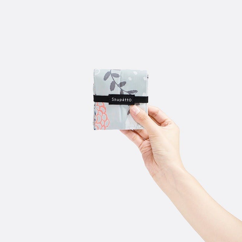 Shupatto Einkaufstasche Shupatto compact Falttasche DROP M - Poppy (grau) bei Nauli and Stories