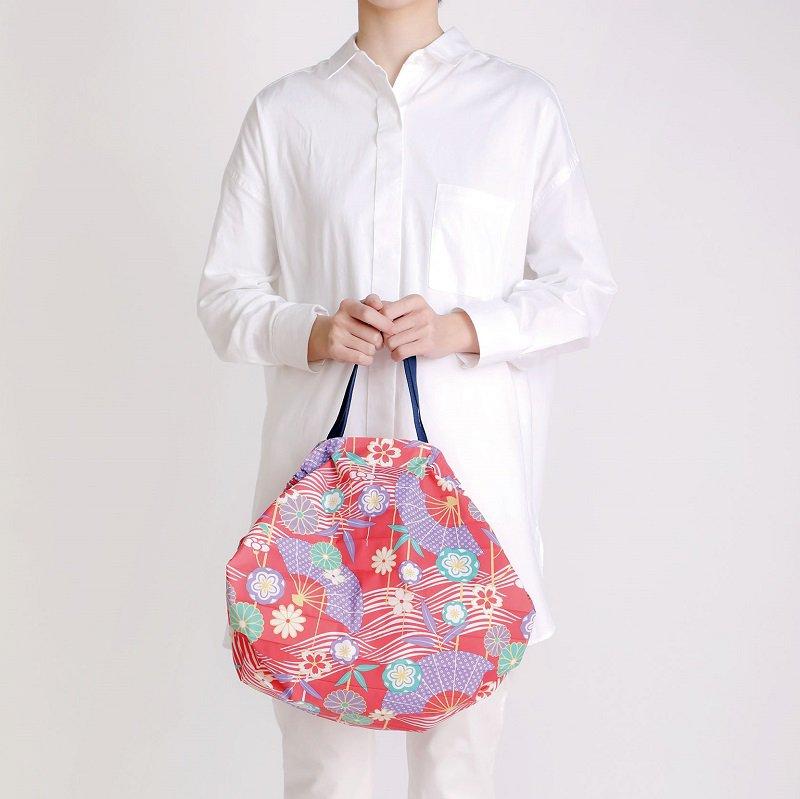 Shupatto Shupatto compact foldable shopping bag Ougi size M