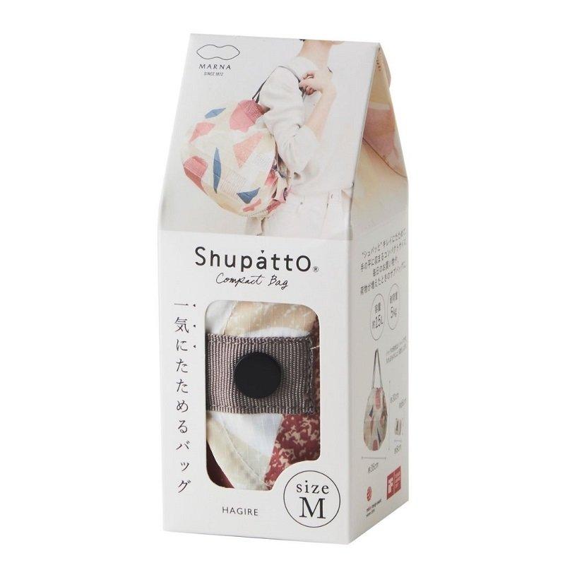 Shupatto Einkaufstasche Shupatto pastellfarbene faltbare Einkaufstasche M - Scraps (Hagire) bei Nauli and Stories