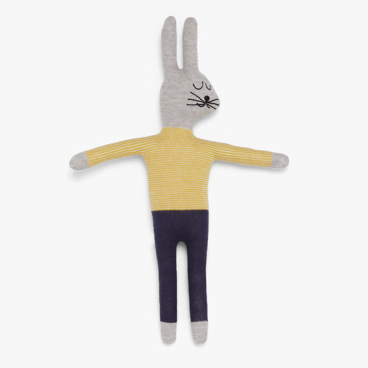 Sophie Home Kuscheltier Gestrickter Hase | Stofftier aus Baumwollgarn bei Nauli and Stories