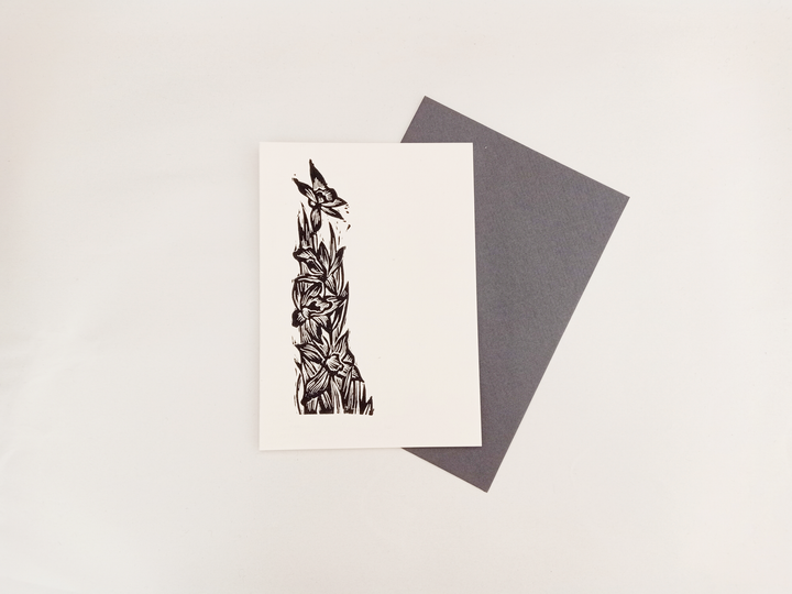 Sri Maryanto Trauer Trauerkarte - Original Kunstdruck - Orchidee bei Nauli and Stories