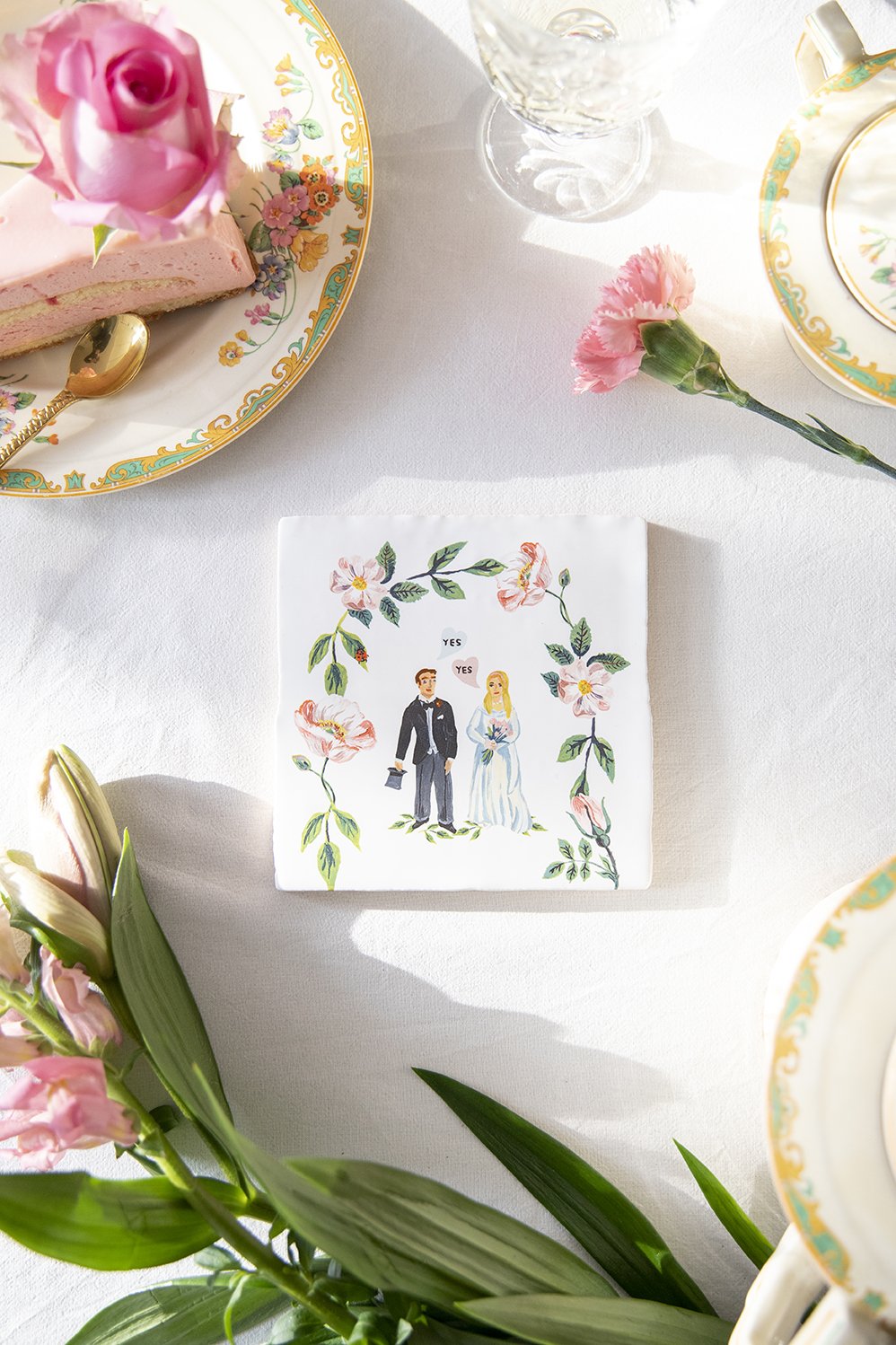 StoryTiles StoryTiles 10x10cm She said yes! - StoryTiles zur Hochzeit bei Nauli and Stories