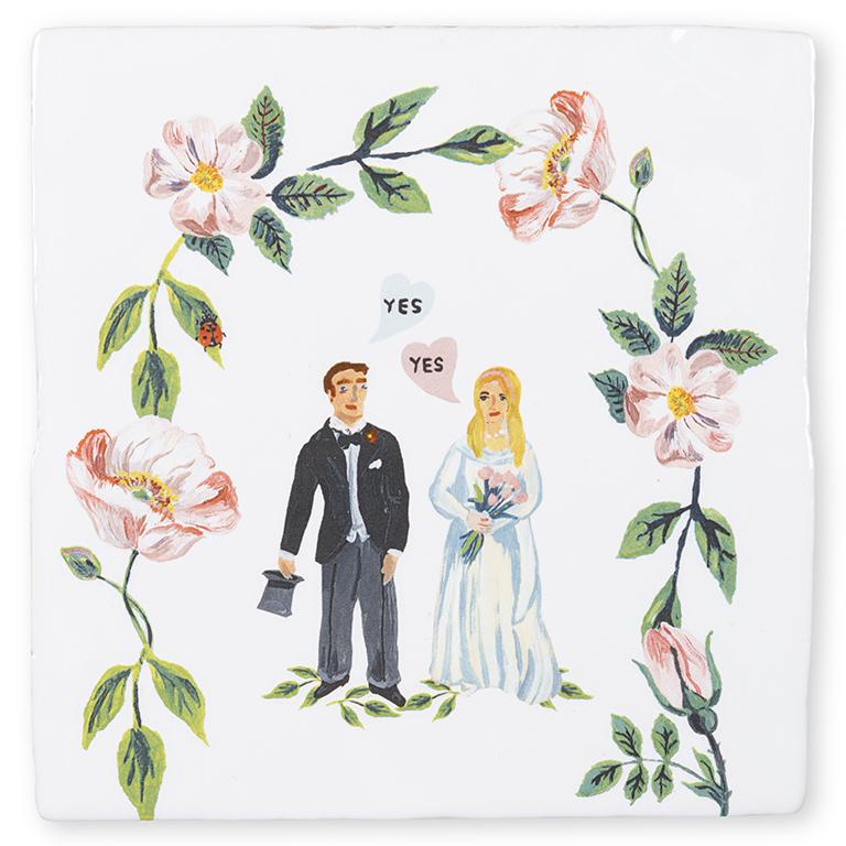 StoryTiles StoryTiles 10x10cm She said yes! - StoryTiles zur Hochzeit bei Nauli and Stories