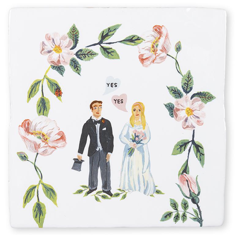 StoryTiles Grußkarte She said yes! - StoryTiles zur Hochzeit