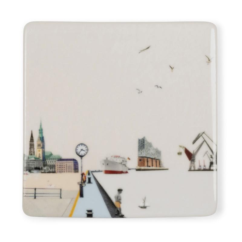 StoryTiles Magnet View on Hamburg  - Storytiles Mini - Magnet bei Nauli and Stories