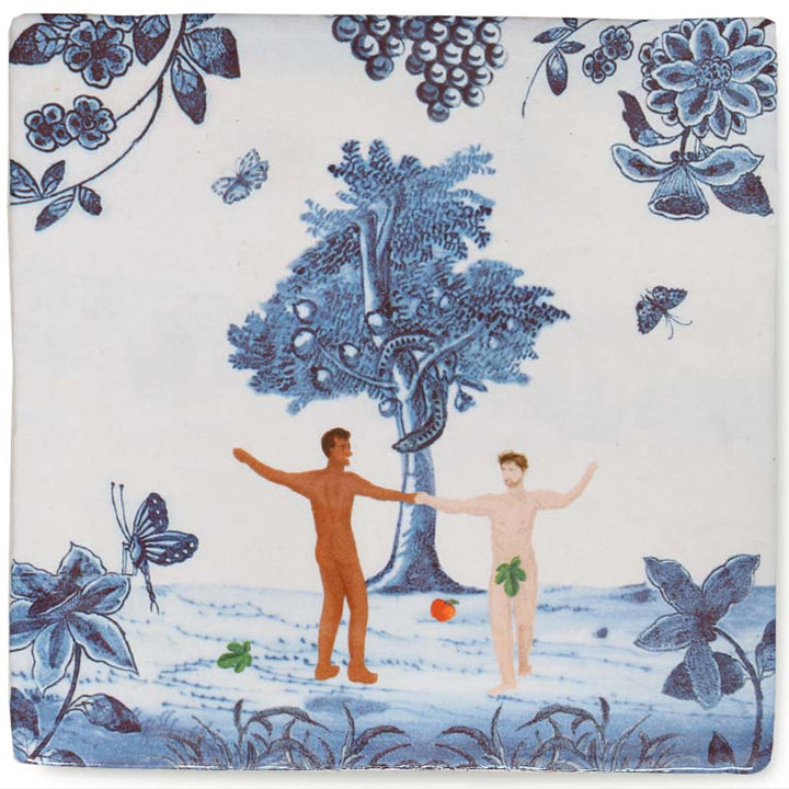 StoryTiles StoryTiles 10x10cm Adam & Adam im Garten Eden - StoryTiles bei Nauli and Stories