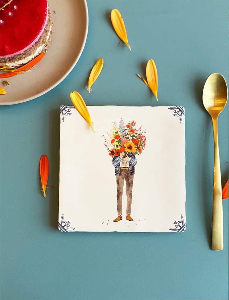 StoryTiles StoryTiles 10x10cm All you need is flowers - StoryTiles bei Nauli and Stories