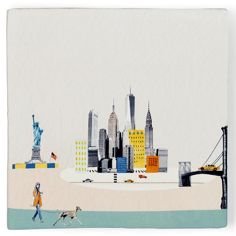 StoryTiles StoryTiles 10x10cm Awakening New York - New York erwacht - StoryTiles bei Nauli and Stories