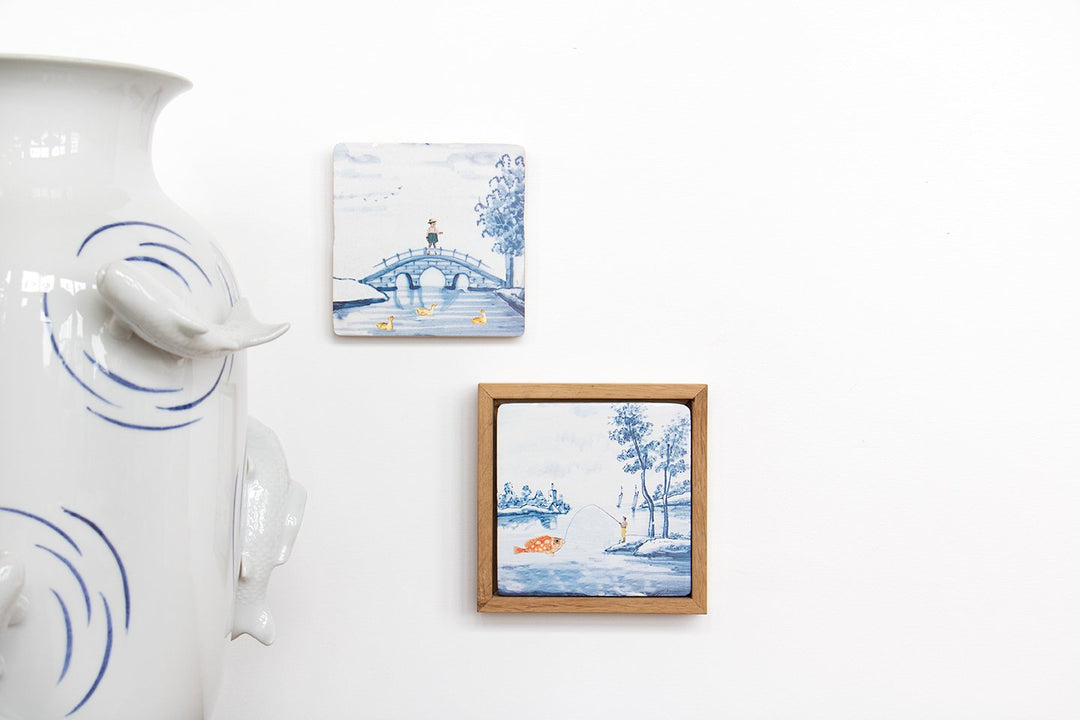 StoryTiles StoryTiles 10x10cm Catching the Big Fish - StoryTiles bei Nauli and Stories