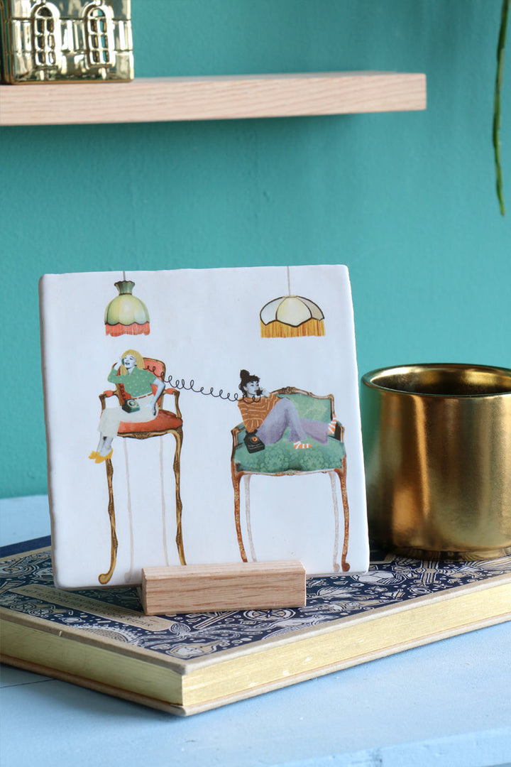 StoryTiles StoryTiles 10x10cm Chit chatting - Plauderstündchen - StoryTiles bei Nauli and Stories