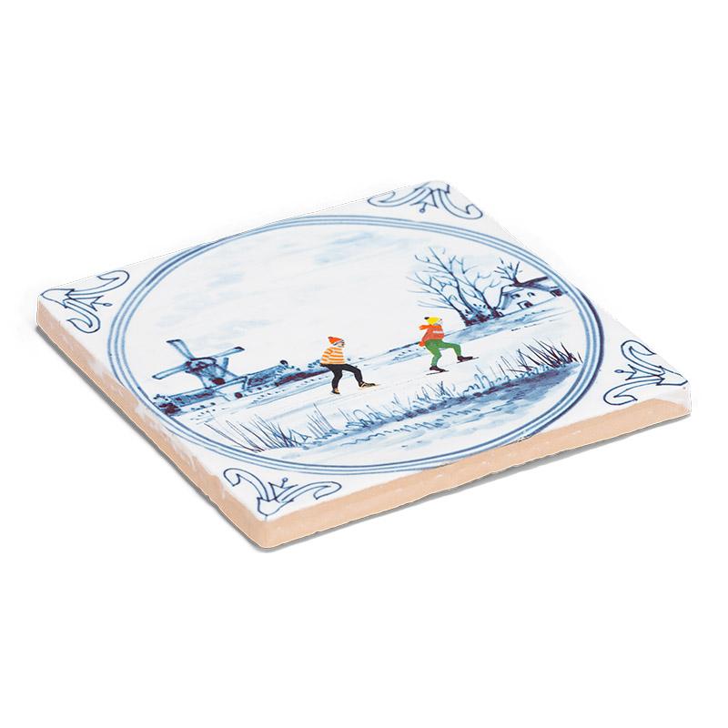StoryTiles StoryTiles 10x10cm Dutch Winter - Winter in Holland  - StoryTiles bei Nauli and Stories