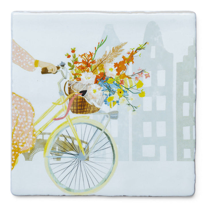 StoryTiles StoryTiles 10x10cm Happiness in a basket- StoryTiles bei Nauli and Stories