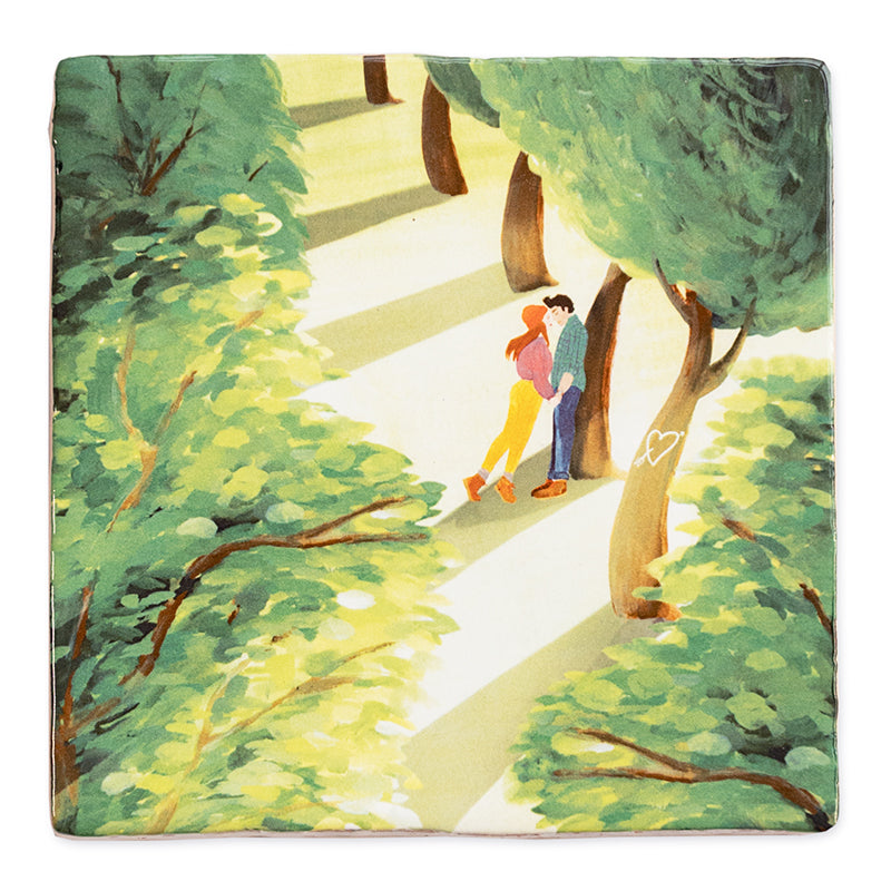StoryTiles StoryTiles 10x10cm IT STARTED WITH A KISS - StoryTiles bei Nauli and Stories