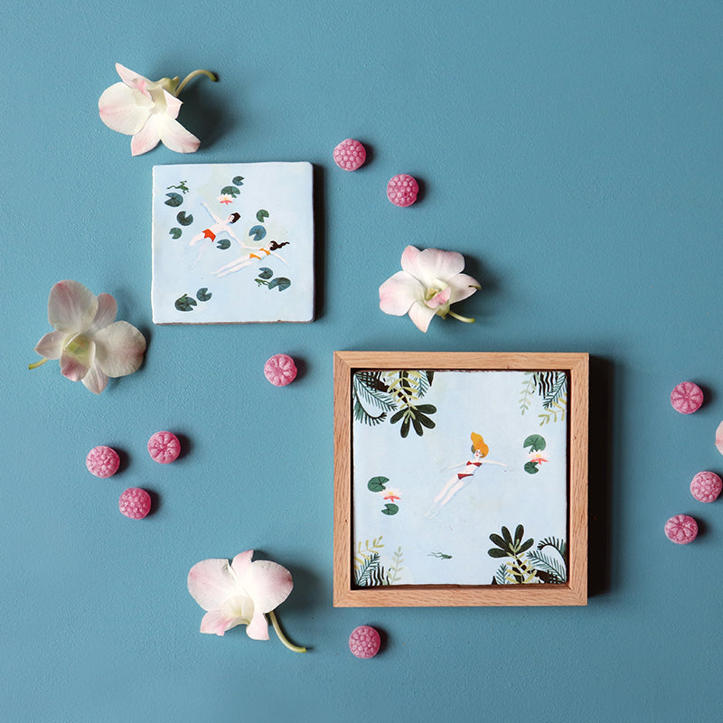 StoryTiles StoryTiles 10x10cm JUST FLOATING AROUND - StoryTiles bei Nauli and Stories