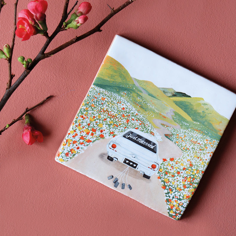 StoryTiles StoryTiles 10x10cm JUST MARRIED - StoryTiles bei Nauli and Stories