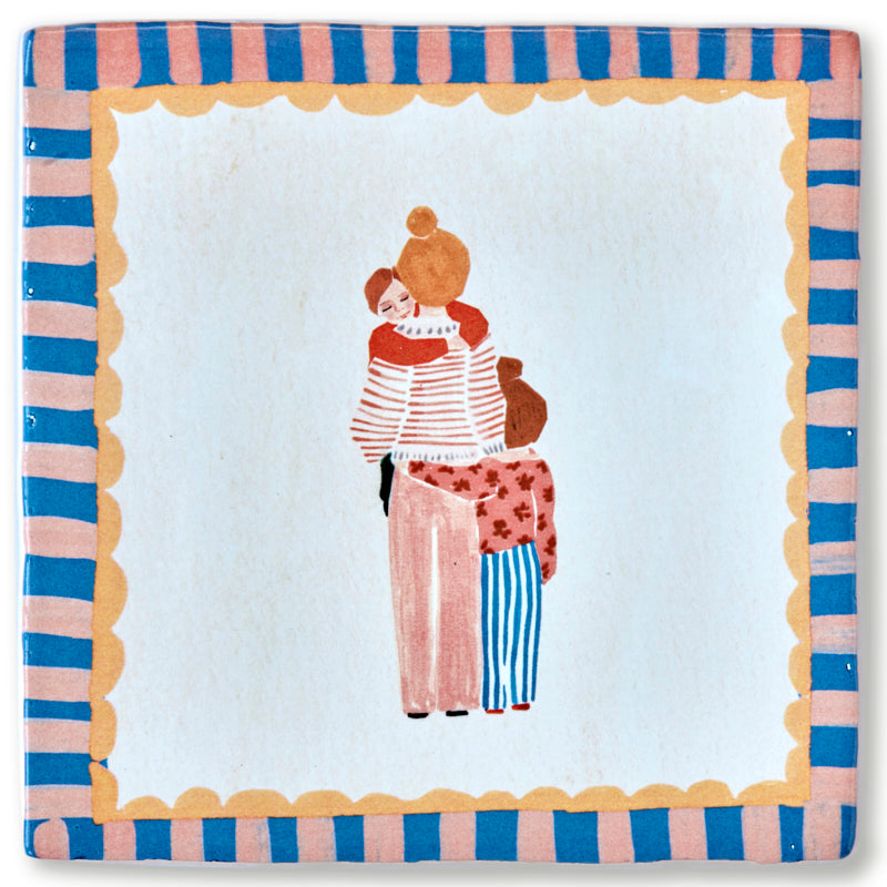 StoryTiles StoryTiles 10x10cm Keeping you close - Ich halte Euch ganz nah bei mir - StoryTiles bei Nauli and Stories