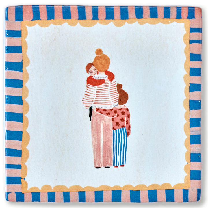 StoryTiles StoryTiles 10x10cm Keeping you close - Ich halte Euch ganz nah bei mir - StoryTiles bei Nauli and Stories