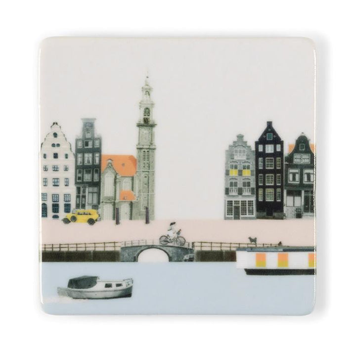 StoryTiles StoryTiles 13x13cm Struinen door Amsterdam  - Stadtbummel durch Amsterdam - StoryTiles - Medium bei Nauli and Stories