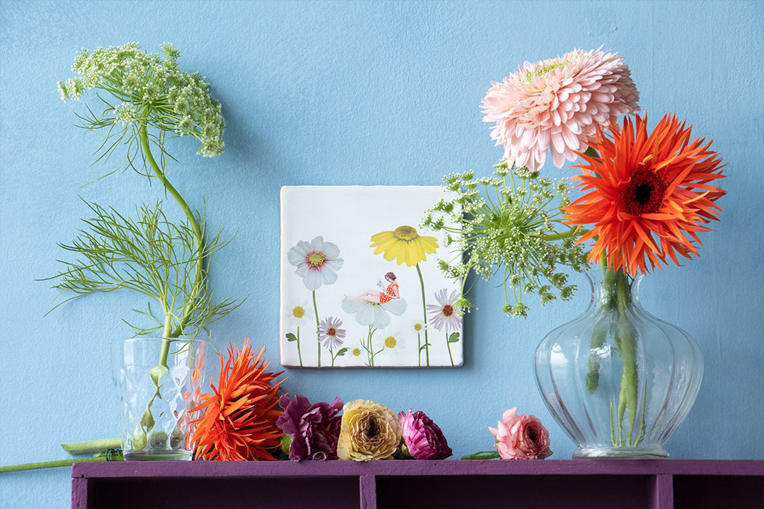 StoryTiles StoryTiles 10x10cm Surrounded by Flowers - StoryTiles bei Nauli and Stories