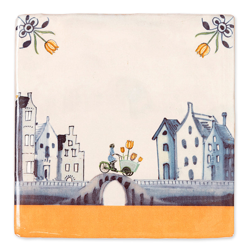StoryTiles StoryTiles 10x10cm Tulips on their way to you - Tulpen auf dem Weg zu dir - StoryTiles bei Nauli and Stories