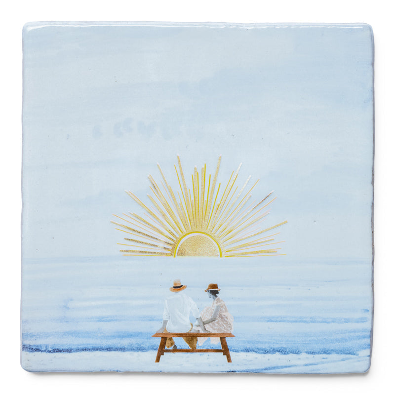 StoryTiles StoryTiles 13x13cm Watching the sunset together - StoryTiles - Medium bei Nauli and Stories