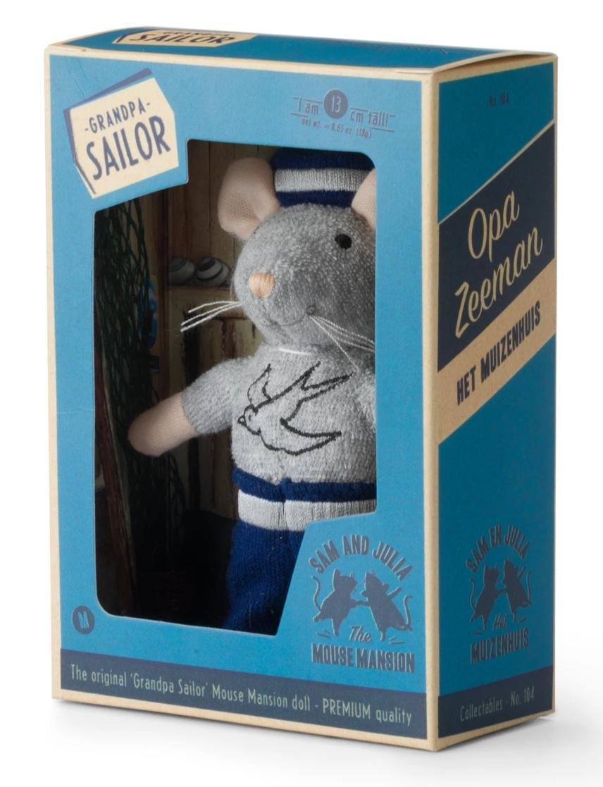 Das Mäusehaus Stofftier Stofftier Opa Seemann - Sailor bei Nauli and Stories