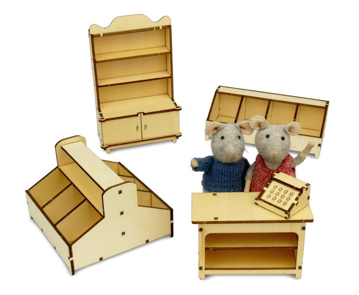 Das Mäusehaus Puppenhausmöbel Das Mäusehaus Möbelset - Laden bei Nauli and Stories