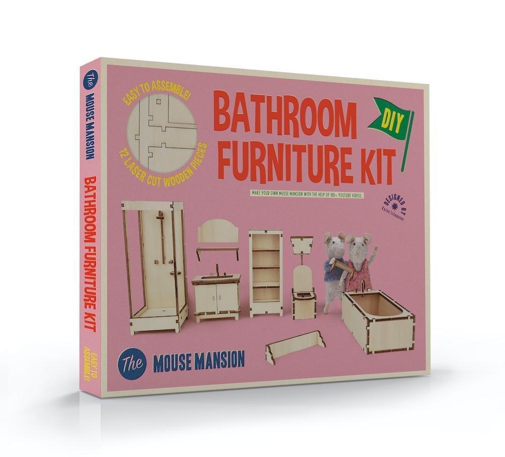 Das Mäusehaus Puppenhausmöbel Das Mäusehaus Möbelset Badezimmer bei Nauli and Stories