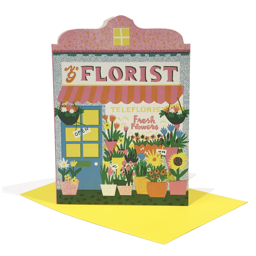 The Printed Peanut Grußkarte Glückwunschkarte Florist bei Nauli and Stories
