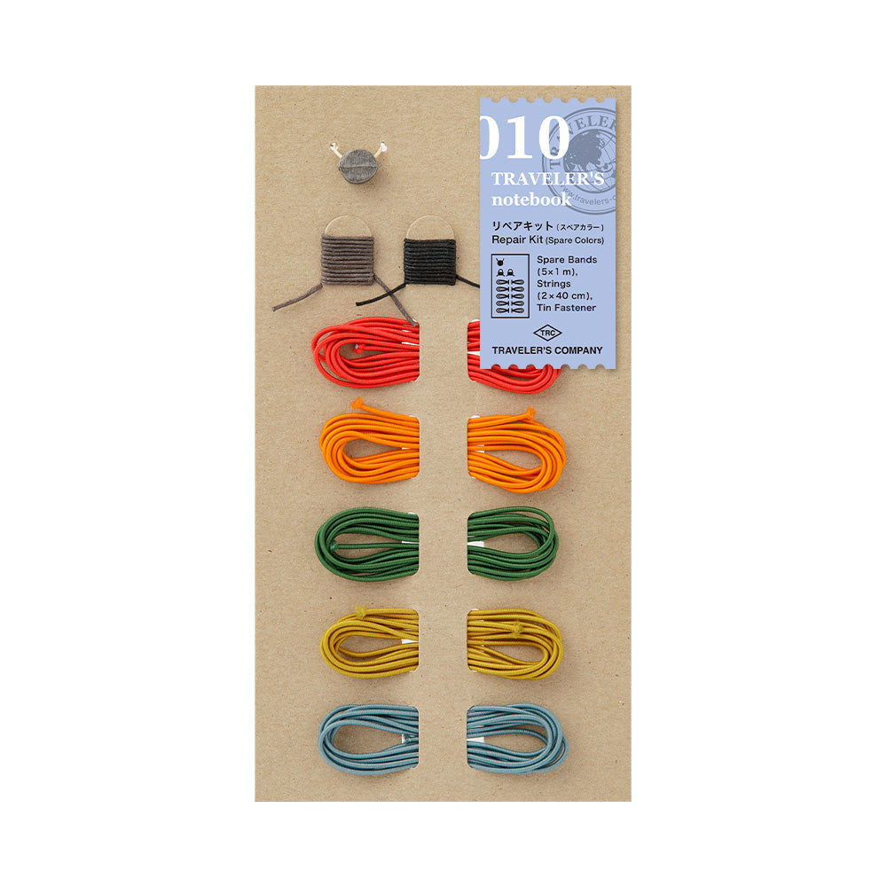 Traveler's Company Lesezeichen TRAVELER'S notebook 010 Repair Kit Spare Colors - Knallfarben bei Nauli and Stories