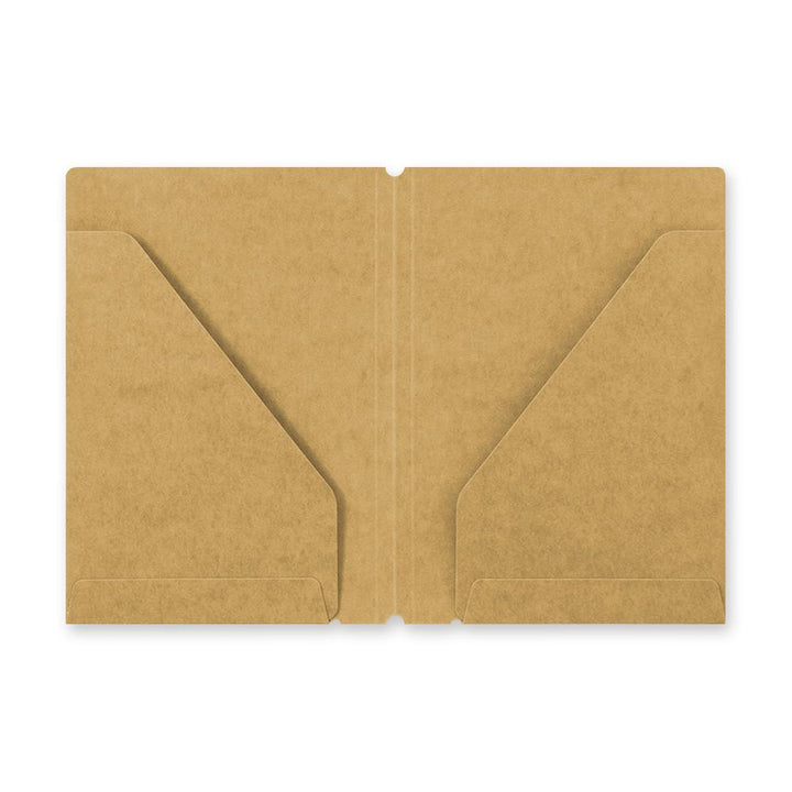 Traveler's Company Folder 010 TRAVELER´S notebook Refill Kraft Paper Folder Passport Size bei Nauli and Stories