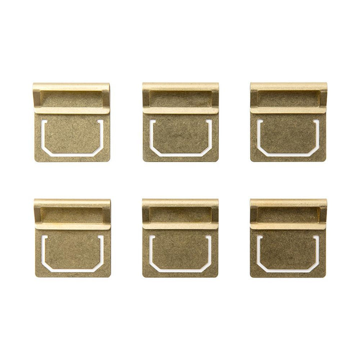 Traveler's Company Notizbuch Traveler's Company Brass Index Clips