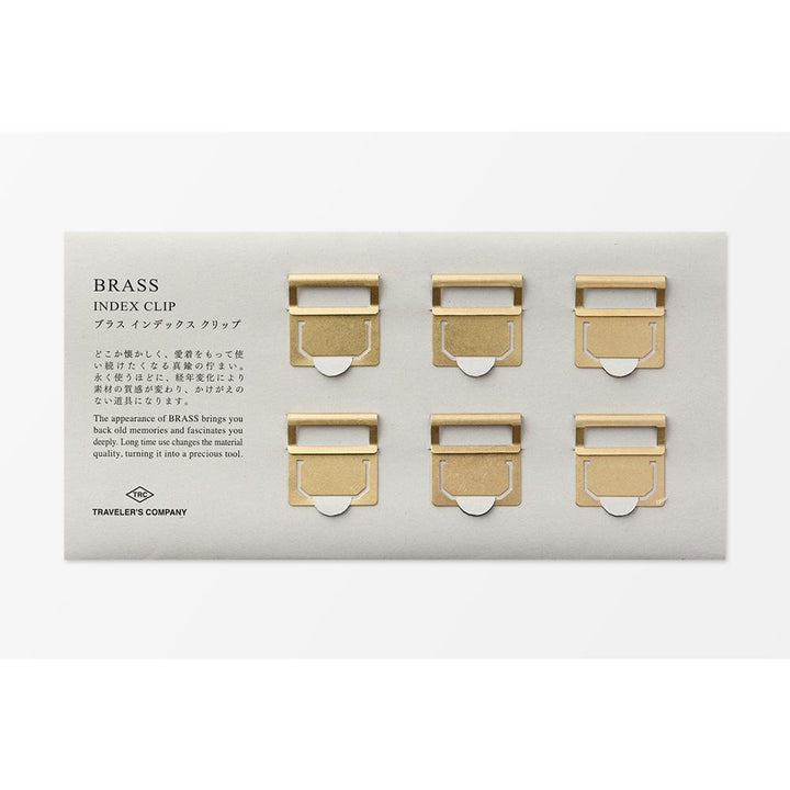 Traveler's Company Index Clips TRAVELER'S COMPANY Brass Index Clips bei Nauli and Stories