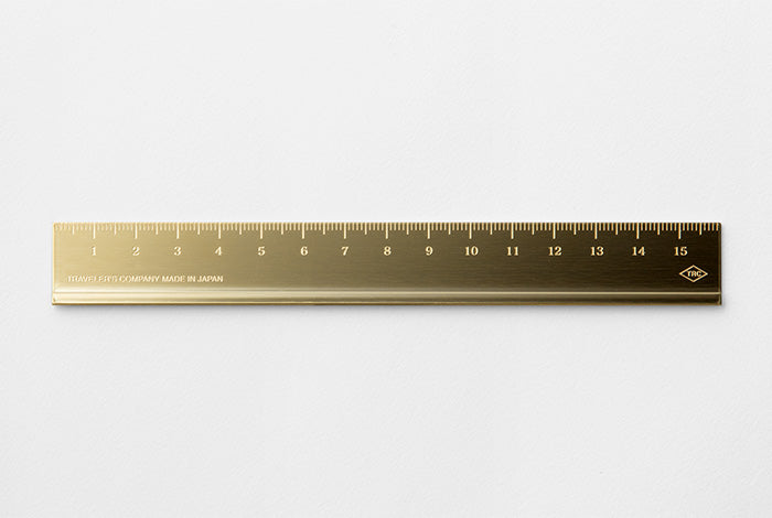 Traveler's Company Lineal TRAVELER'S COMPANY Brass Ruler - Lineal bei Nauli and Stories