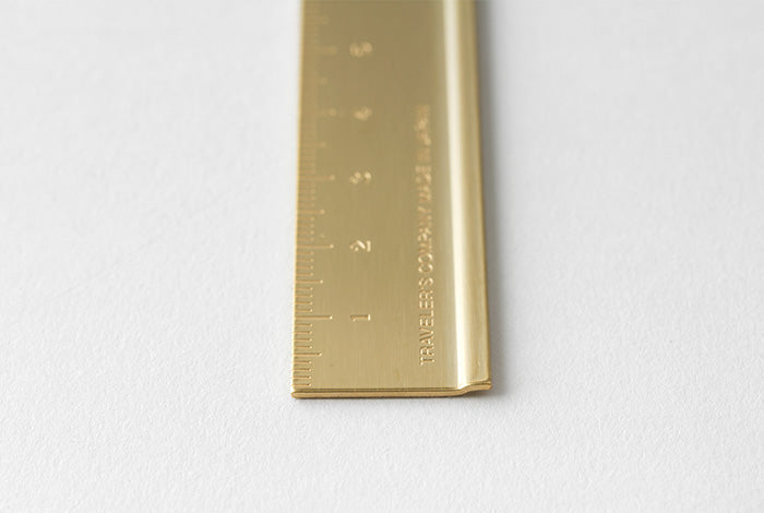 Traveler's Company Lineal TRAVELER'S COMPANY Brass Ruler - Lineal bei Nauli and Stories