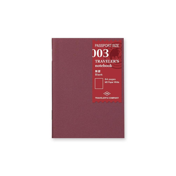 Traveler's Company Notizbuch TRAVELER'S notebook Passport 003 Blank bei Nauli and Stories