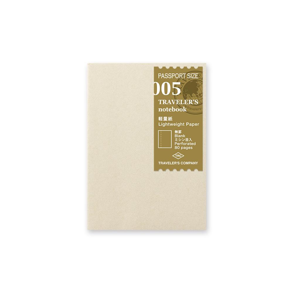 Traveler's Company Notizbuch TRAVELER'S notebook Passport 005 Lightweight Paper bei Nauli and Stories