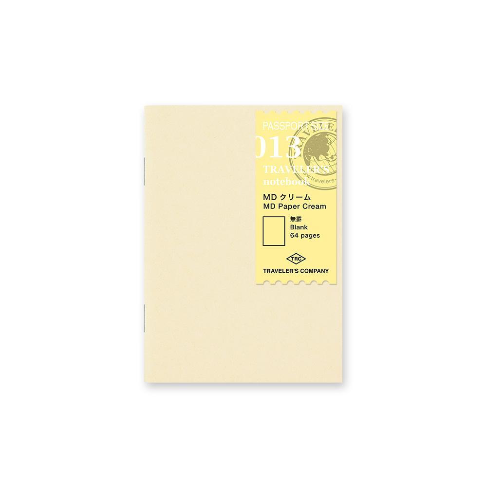 Traveler's Company Notizbuch TRAVELER'S notebook Passport  013 Blank MD Paper Cream bei Nauli and Stories