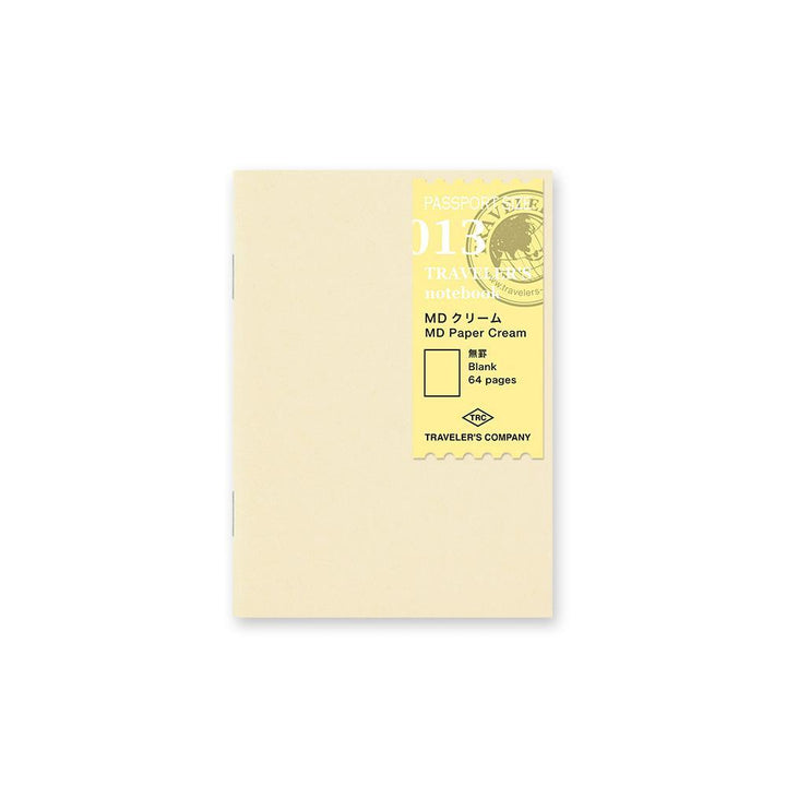 Traveler's Company Notizbuch TRAVELER'S notebook Passport  013 Blank MD Paper Cream bei Nauli and Stories