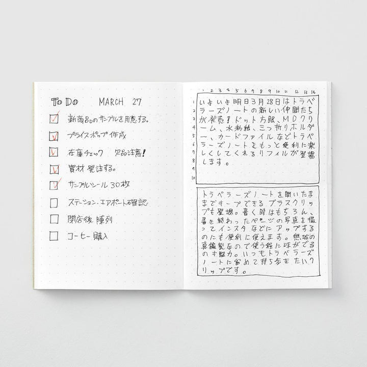Traveler's Company Notizbuch TRAVELER'S notebook Passport 014  Dot Grid bei Nauli and Stories