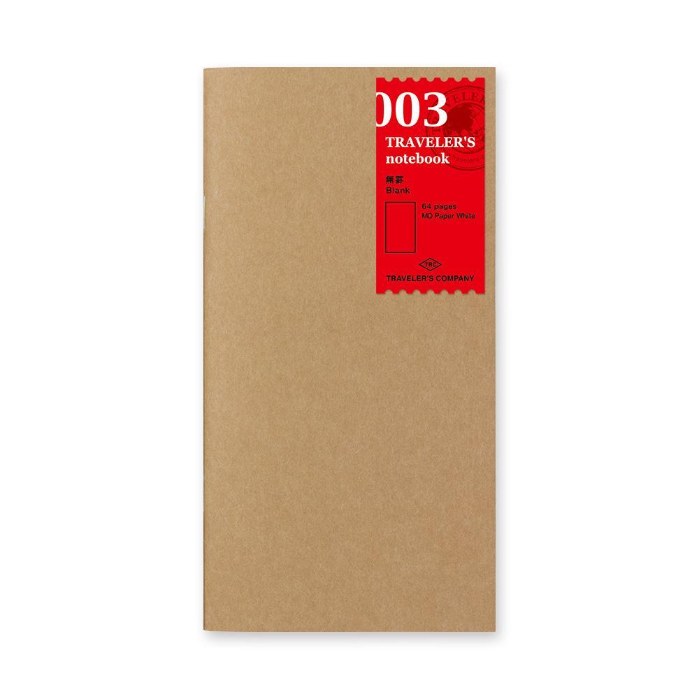 Traveler's Company Notizbuch TRAVELER'S notebook regular 003 blank white bei Nauli and Stories