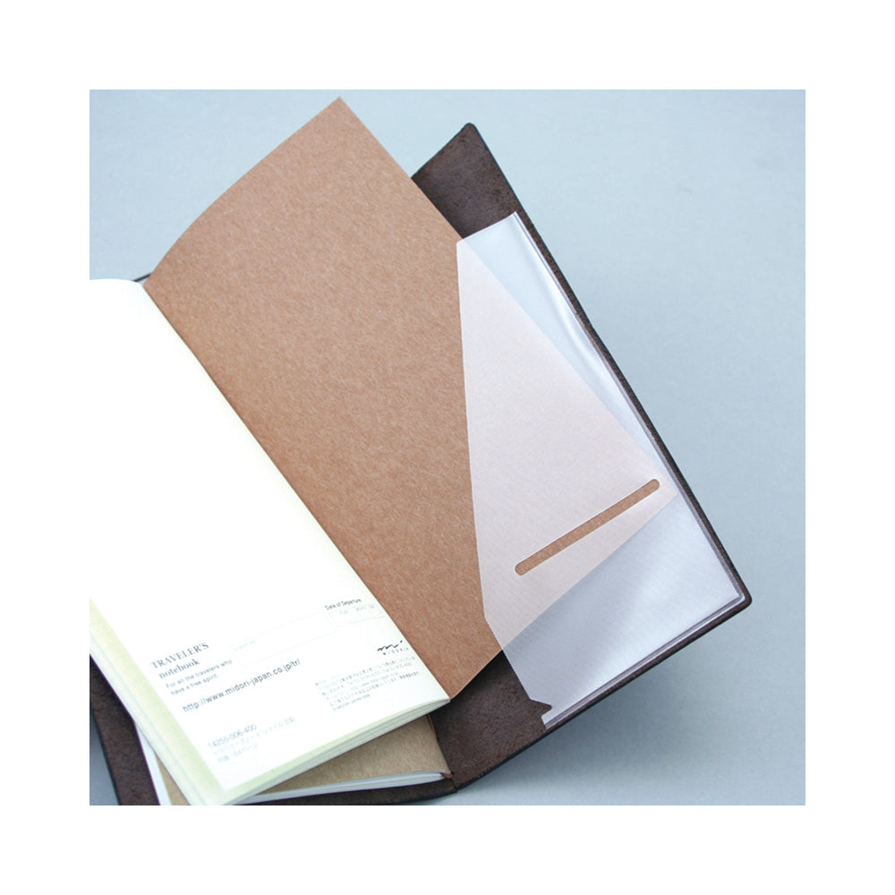 Traveler's Company Notizbuch TRAVELER'S notebook regular 006  Pocket Sticker (L) bei Nauli and Stories