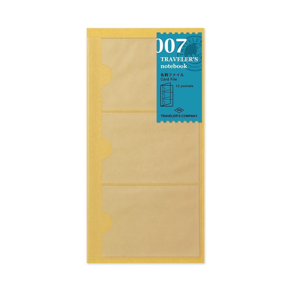 Traveler's Company Notizbuch Traveler's Notebook regular 007  Card File 12 Pockets